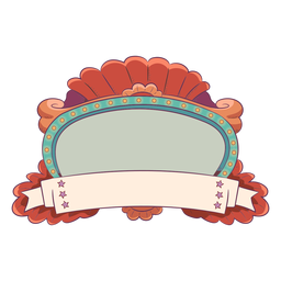 Elemento de circo estrelado Desenho PNG