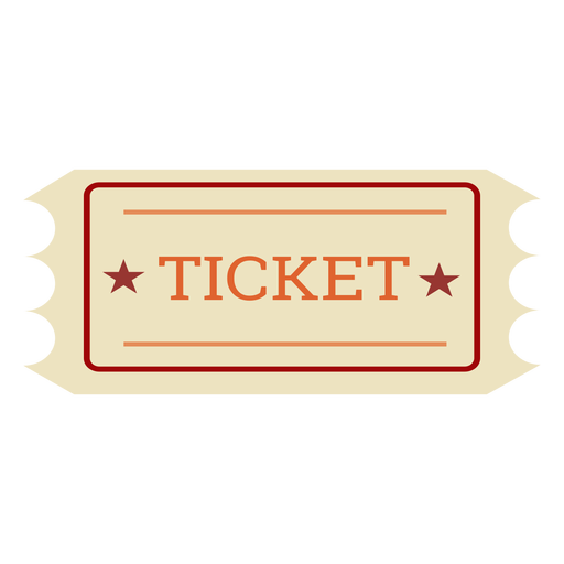 Ticket cinema element - Transparent PNG & SVG vector file