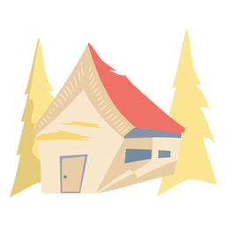 Maderas cálidas de la casa Diseño PNG