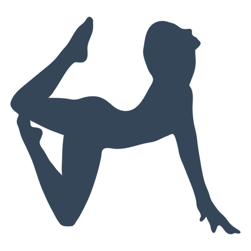Pose de persona de yoga Diseño PNG