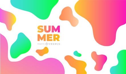 Summer abstract background design