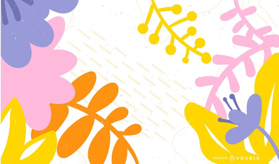 Diseño de fondo de hojas coloridas Diseño de fondo de hojas coloridas
