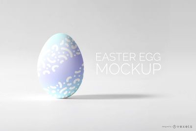 Download Easter Egg Mockup Psd Editable Template