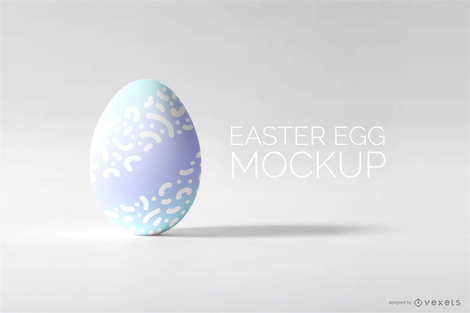 Easter egg mockup