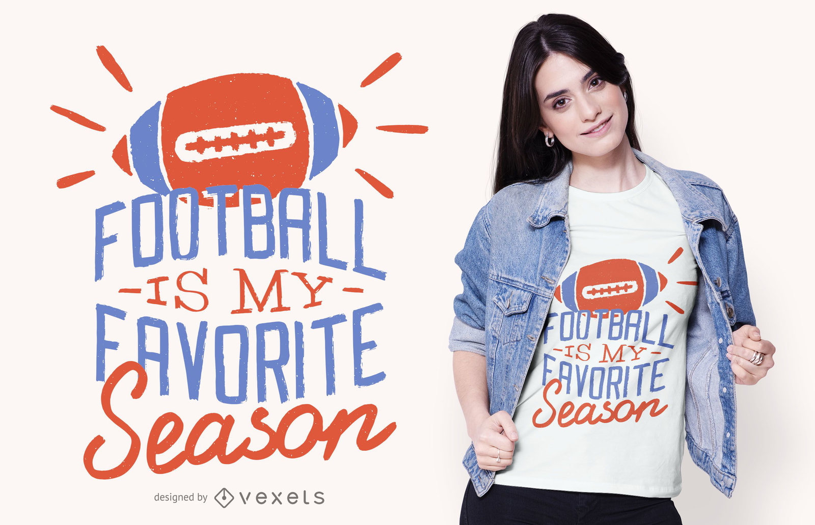 T-Shirt-Design für die Fußballsaison