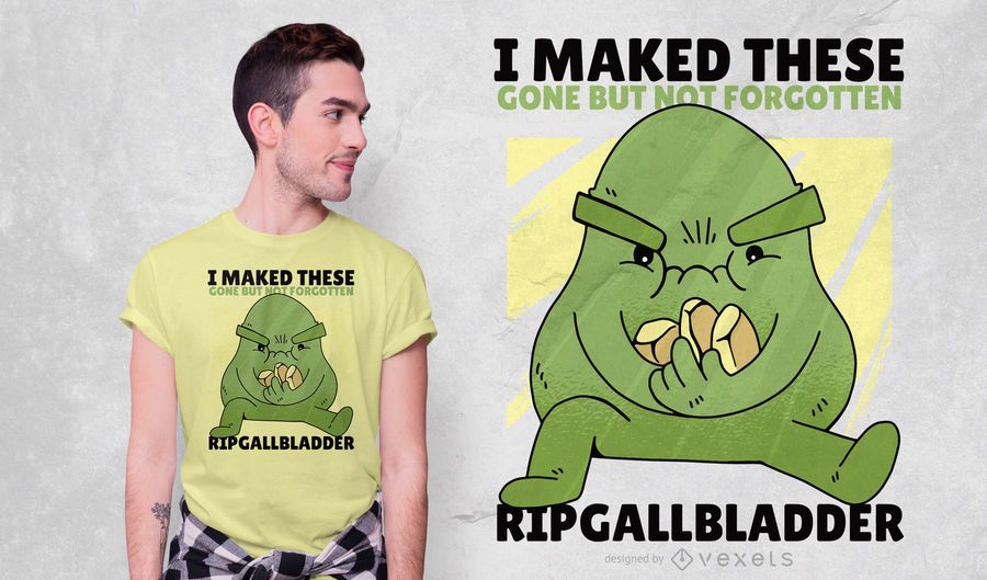 Gallbladder stones t-shirt design Gallbladder stones t-shirt design