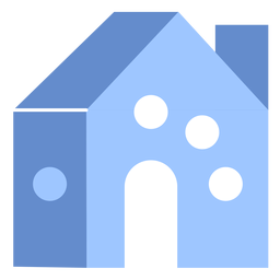 Edificio casa plana Diseño PNG