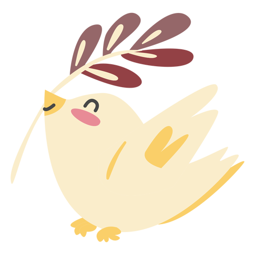 Character bird cute color PNG Design