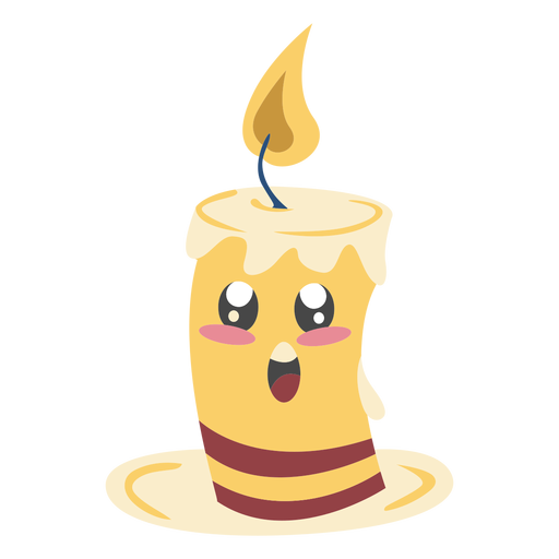 Character candle cute color Transparent PNG & SVG vector file