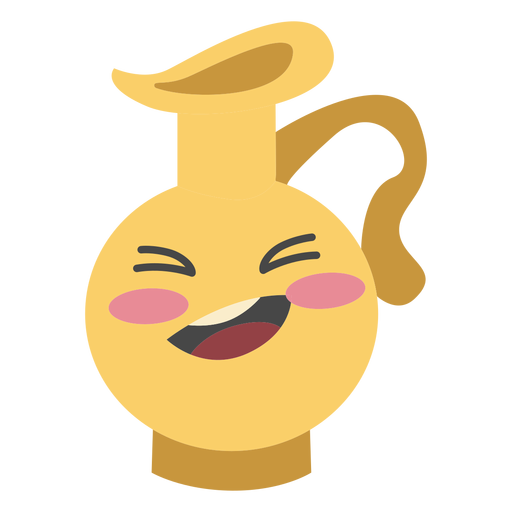 Character jug cute color PNG Design