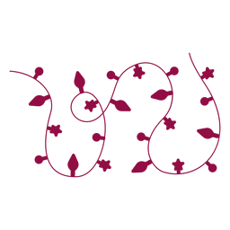 Christmas lights PNG Design