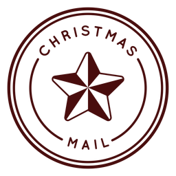 Postagem de natal letras chrismas correio Desenho PNG