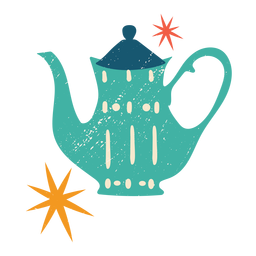 Bule de Natal cor plana Desenho PNG