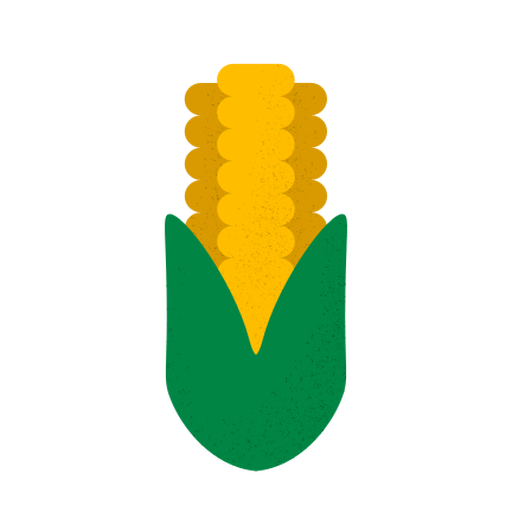 Corn textured PNG Design
