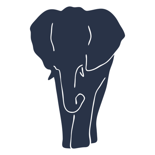 Download Elephant front view - Transparent PNG & SVG vector file