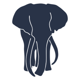 Cara cheia de elefante Desenho PNG