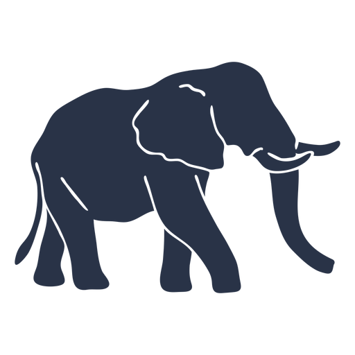 Download Elephant side view - Transparent PNG & SVG vector file