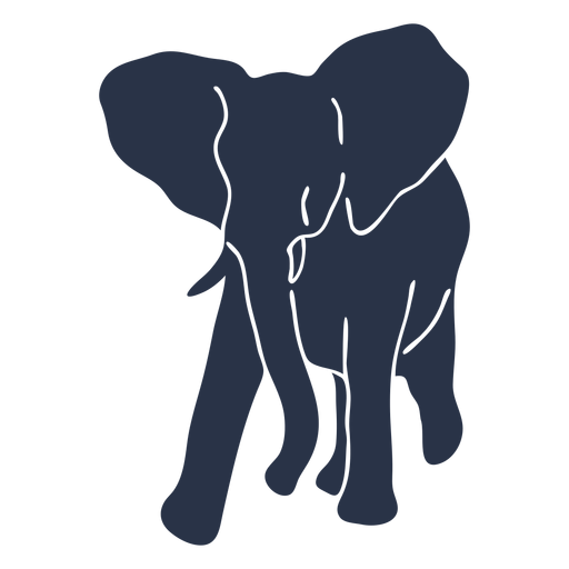 Elefante andando para a esquerda Desenho PNG