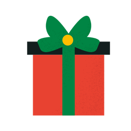 Caixa de presente texturizada plana Desenho PNG