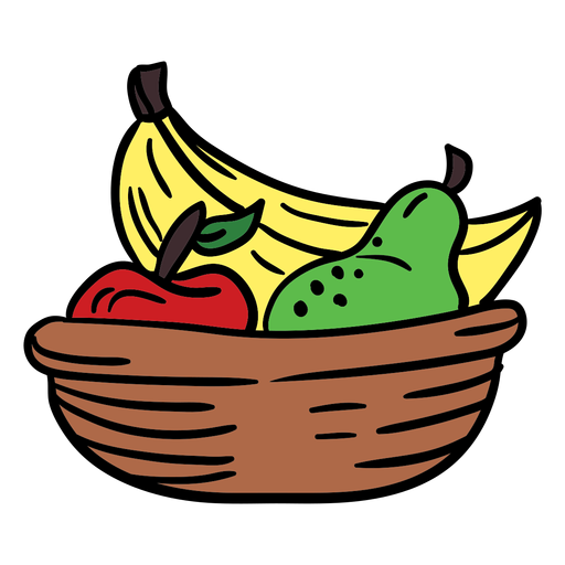 Kwanzaa Früchte handgezeichnete Farbe PNG-Design