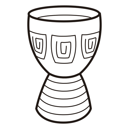 Kwanzaa Symbole Trommelschlag PNG-Design