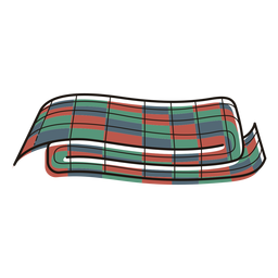 Símbolos kwanzaa traço colorido de mkeka Desenho PNG