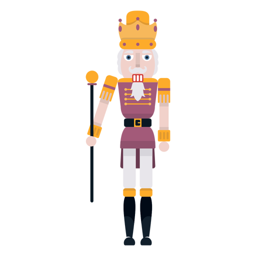 Use this Nutcracker king with cane color SVG for crafts or your.
