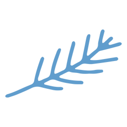 Winter Branch Flat PNG & SVG Design For T-Shirts