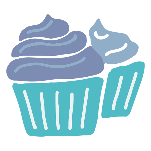 Winter cakes flat PNG Design