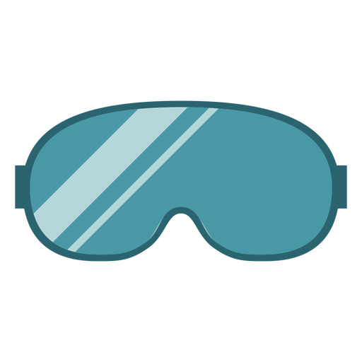 Winter goggles flat Transparent PNG & SVG vector file