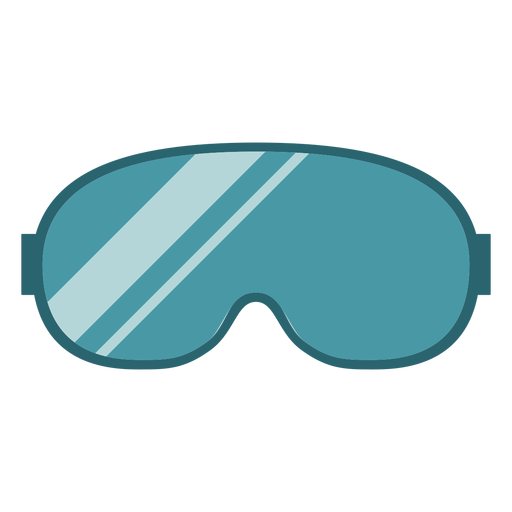 Winter goggles flat PNG Design