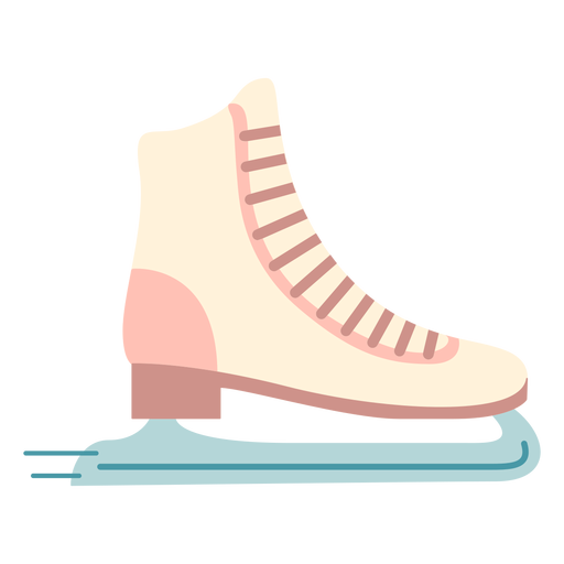 Winter ice skates flat Transparent PNG & SVG vector file