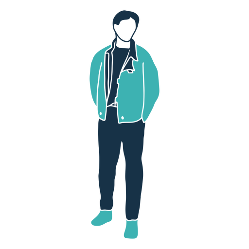 Download Winter man jacket character - Transparent PNG & SVG vector ...