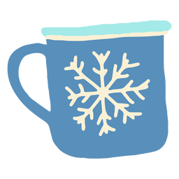Caneca de inverno caneca de inverno plana Desenho PNG