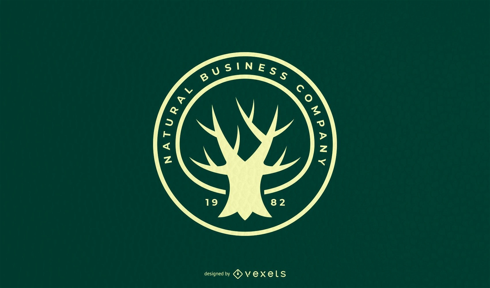 Diseño de logotipo de cita de árbol