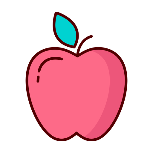 Apfelfruchtillustration PNG-Design