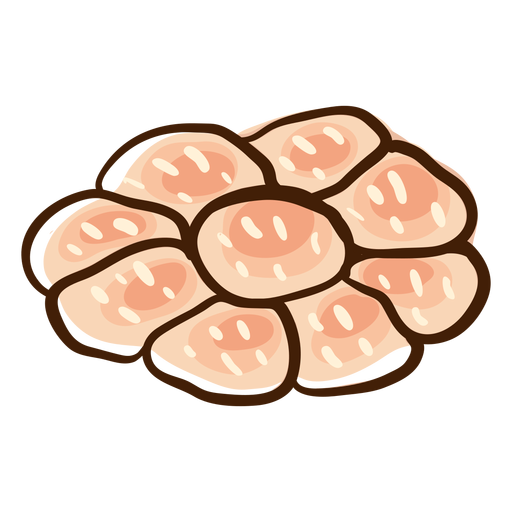 Brot Challah Hand gezeichnet PNG-Design