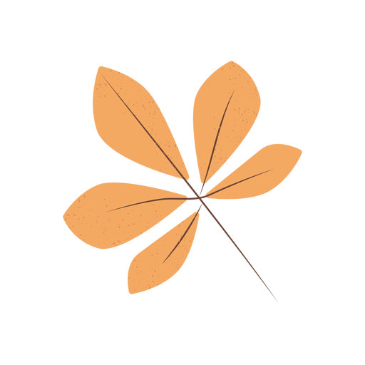 Strukturierte Illustration der braunen Pflanzenbrosch?re PNG-Design