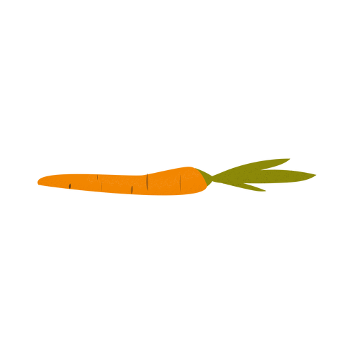 Carrot textured illustration PNG Design