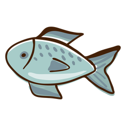 Peixes destacados desenhados à mão Desenho PNG
