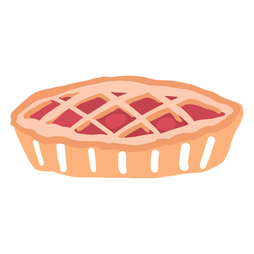 Glossy pie illustration PNG Design