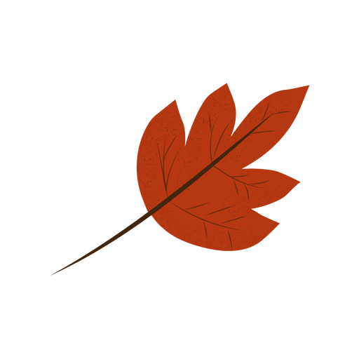 Leaf textured illustration PNG Design
