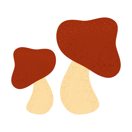 Ilustra??o com textura de cogumelo Desenho PNG