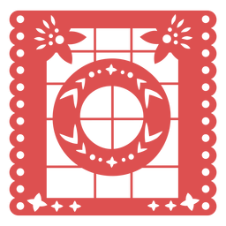 Papel picado maiúsculo o Desenho PNG