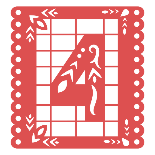 Papel Picado Number 4