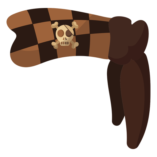 Pirate skull bandana checker