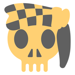 Ilustração de bandana de crânio de pirata Desenho PNG