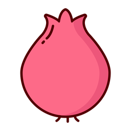 Granatapfel ganze Illustration PNG-Design