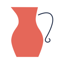 Ilustração do jarro vermelho Transparent PNG