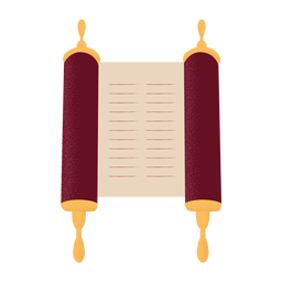 Ilustración de escritura de desplazamiento plana Diseño PNG